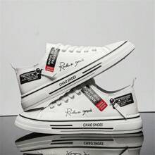 New Classic Anti-Slip Wear-Resistant Lightweight Low-Top Canvas Shoes For Male And Female Campus Lovers Black And White, Blue Suitable For Students, Gifts, Festivals, Campus