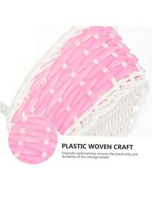 复活节篮子必需品、复活节装饰品、复活节彩蛋 2025、复活节彩蛋、复活节糖果、8.46*5.12 英寸蛋篮、DIY 手工迷你复活节彩蛋篮、复活节彩蛋狩猎、野餐篮、鸡蛋容器桌饰、甜甜圈装饰、迷你塑料容器编织储物篮、零食容器。（购买时请注意尺寸）