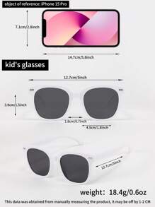 4-Pack Children's Fashion Eyeglasses, Assorted Oval And Square Frames In Vibrant Colors, Suitable For Boys And Girls, Decorative Accessory For Daily Wear, Travel, Holidays, Parties, Photography Props