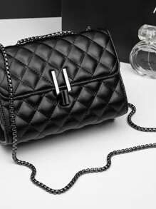 Women's Crossbody Shoulder Bag Dark Chain "Y"Female Party Bag[8785] - màu đen - Xem 7