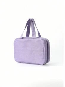 Large Hanging Hook Toiletry Bag Waterproof Folding Handbag Travel Makeup Cosmetic Razor Storage Bag For Women Makeup Bag School Supplies School Stuff For College Dorm For Student Travel Wash Bag Toiletry Travel Bag Makeup Storage Beach Beach Bag Vacation Holiday Essentials Travel Essentials Ladies Bathroom