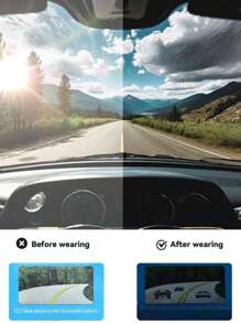 1pc Men's Square Retro Fashion Glasses Full Frame Casual Versatile Glasses European And American Street Photography Concave Style Fashion Glasses Summer Vacation Beach Accessories For Summer Beach Vacation,Outdoor,Travel - 茶色 - 查看 6