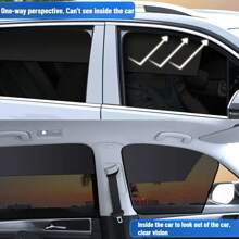 Parasol magnético para ventana lateral de automóvil - Pantalla solar, empalme hacia arriba y hacia abajo, no bloquea la línea de visión, parasol magnético para ventana de automóvil, cubierta de privacidad fácil de instalar adecuada para automóviles, camiones, etc., adhesión fuerte