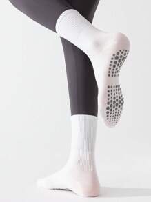 Sports Outdoor 1 Pair,Non Slip Grip Yoga Socks For Women With Cushion For Pilates, Barre, Home