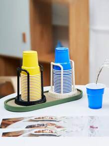 Paper Cup Holder Disposable Cup Remover Paper Cup Holder Storage Rack For Household Use