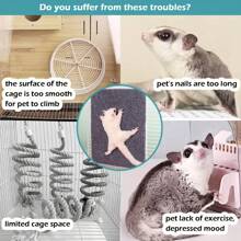 Sliding Toys, Sliding Crawling Mat, Sliding Cage Accessories, Nail Files, Sliding Toys, Wall And Furniture Anti-Slip Pads, Space Saving