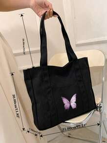 韩版复古手提包女2025新款时尚百搭手提包高端感简约小众单肩手提包 - 黑色 - 查看 19