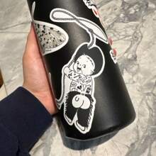 Kewpie Cowboy Vinyl Sticker, For Laptop, Car, Luggage, Skateboard & More - Perfect For Teens, Adults, Creative Decor & Gifting,School Supplies,Back To School