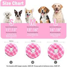 Inflatable Dog Cone Collar, Soft Dog Donut Collar For Medium To Large Dogs After Surgery, Elizabethan Collar Alternatives For Dogs Recovery Prevents Licking Wounds & No Blocking Vision - Multicolor - View 8