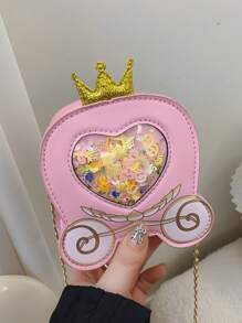 Fashionable New Versatile Children Shoulder Bag With Chain Strap Crossbody Bag - Multicolor - View 1