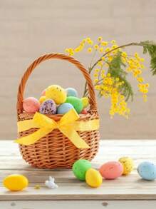 100 piezas de huevos de Pascua, huevos moteados de Pascua, huevos miniatura de colores realistas para decorar coronas, decoración de Pascua, decoración del hogar, decoración de fiestas, huevos falsos, decoración de paisaje en miniatura