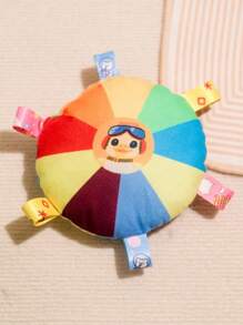 1 件/2 件快乐狗，带声音的咀嚼玩偶，宠物毛绒吱吱叫玩偶，适合猫狗的轻便蓬松玩偶，互动玩偶，边境牧羊犬训练玩偶，宠物配件，颜色随机