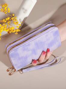 Classic Wallet Large Capacity Clutch Wallet With Zipper 8 Card Slots & Multi Compartments Elegant Hand Clutch Long Alligator Pattern Wallet Wallet Purse Wallet Long Wallet Wallet Wristlet - Multicolor - View 17