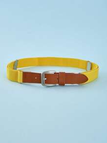 1pc Kids/Student Elastic Waist Belt With Adjustable Buckle - one-size - View 11