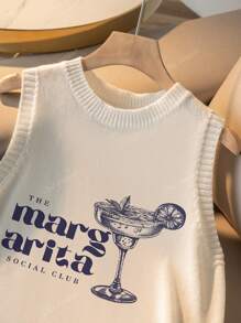 Nouveau débardeur pour femmes à encolure ronde pour le printemps et l'été, imprimé avec un motif de calice. t-shirts d'été blancs, simples et élégants, adaptés pour les trajets quotidiens. Hauts pour femmes d'été