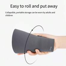 1pc 夏季女童防紫外线运动骑行大檐遮阳空顶可折叠无缝防晒帽子户外运动帽子装饰 - 彩色 - 查看 4