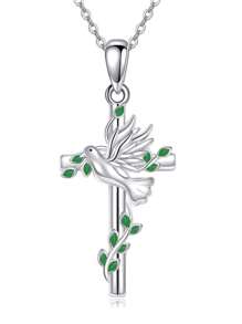 Elegant S925 Sterling Silver Cross Necklace For Women - Perfect For Everyday Wear & Special Occasions Like Birthdays, Valentine's Day, And Mother's Day