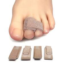 4pcs Reusable Fabric Toe Wrap, Toe Straightener