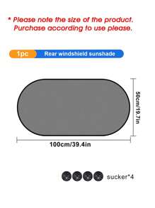 汽车前侧窗遮阳帘，汽车车窗隔热窗帘遮阳板，前后 - 黑色 - 查看 10