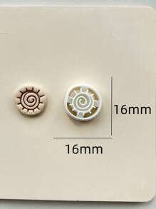 Emporte-pièce pour argile polymère avec symboles, emporte-pièces en forme de symboles bohèmes en argile polymère pour la fabrication de bijoux de boucles d'oreilles DIY, moules de DIY en plastique haute précision
