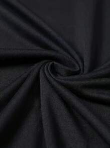 Set de 2 piezas: Camiseta de manga corta de cuello redondo casual con estampado + Pantalones cortos con cordón, ropa deportiva ligera y transpirable con estampado para primavera/verano para hombres - Multicolor - Ver 5