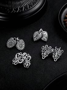 1/4 piezas de broche de alfiler vintage para ropa - capa, capa, cardigan retro, chal, cuello de camisa vestido