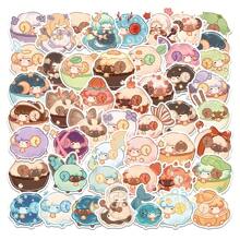 50 款可爱卡通绵羊魔术贴纸贴花，适用于行李箱、滑板、水杯、装饰品 - 預設 - 查看 1