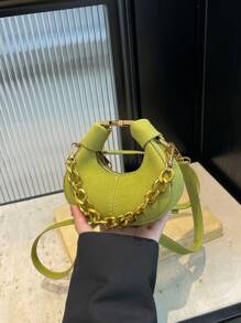 Bolso de mano pequeño y de moda, estilo minimalista y elegante, nuevo bolso de tela para mujeres, bolso casual de unicolor