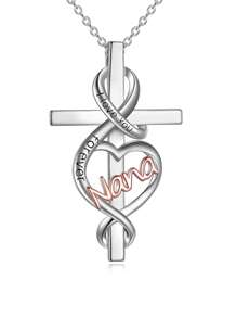 Elegant S925 Sterling Silver Cross Necklace For Women - Perfect For Everyday Wear & Special Occasions Like Birthdays, Valentine's Day, And Mother's Day