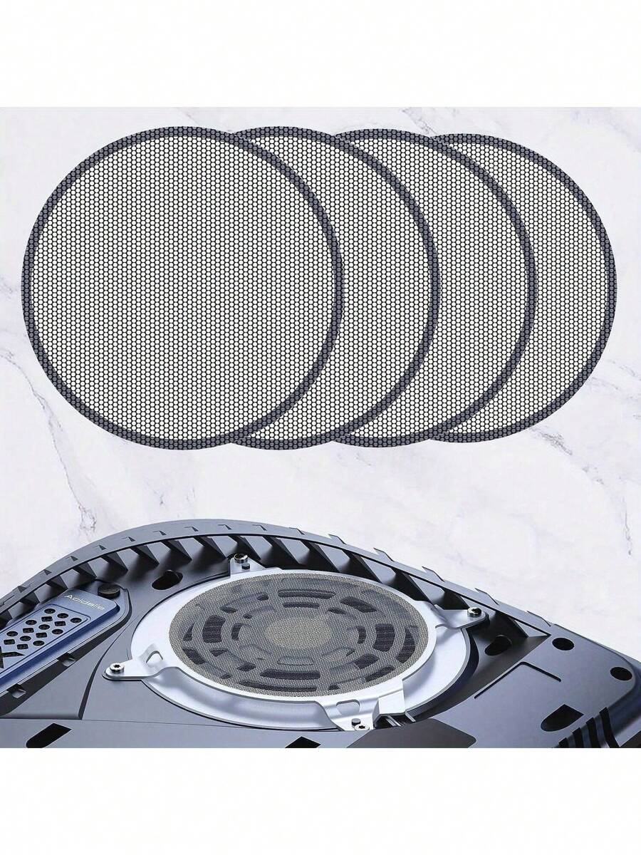 2/4 Pcs Fan Dust Filter Set - Advanced Breathable Ventilation System And Effective Cooling Fan Dust Cover, Perfect Gift For Friends And Family On Thanksgiving, Christmas, And Birthdays - Multicolor - View 1