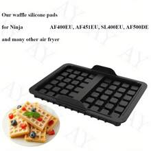 2 pièces Moule à gaufres en silicone pour friteuse à air, moule à gaufres pour les modèles AF400EU, AF451EU, SL400EU, AF500DE et de nombreuses autres friteuses à air