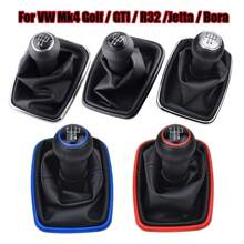 1 pezzo Pomello del cambio manuale a 5 velocità disponibile nei colori nero-argento, nero-rosso e nero-blu, adatto per Golf 4 IV MK4 GTI R32 e Bora Jetta con un diametro di installazione di 12 mm.