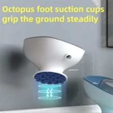 1pc Bathroom Countertop Soap Box, Adjustable Angle Soap Box, Plastic Oval Soap Holder Installed On Bathroom Countertop, With Drainage Hole, Luxurious Detachable Soap Tray, Suitable For Bathroom Sink, Laundry Countertop