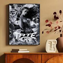 1PC Tate McRae Singer Canvas Painting Cafe Bar Room Wall Decoration No Frame - Multicolor - View 11