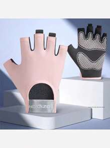 1 双男女通用举重健身手套，适用于健身房配件