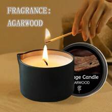 EVODUCK Velas aromáticas, velas de aceite esencial de estaño de hierro, velas de aceite corporal de coco, adecuadas para dormitorio y baño, fragancia de larga duración, infundidas con aceites esenciales, regalo perfecto para amigos y familiares, juego de regalo de aromaterapia en lata, adecuado para viajes, cumpleaños, Día de San Valentín o Día de la Madre, juego de regalo de aromaterapia/2oz - Negro - Ver 16