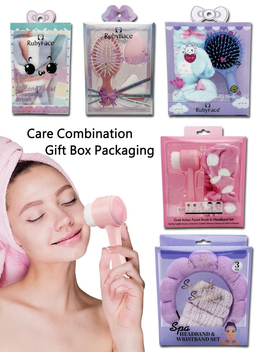 2/3 szt./zestaw opaski do włosów, opaska na głowę, zestaw narzędzi do makijażu, grzebień, gąbka do makijażu, poduszka, puszek do pudru, szczotka do czyszczenia skóry i opaska do włosów, opaska na głowę, zestaw narzędzi do makijażu, grzebień, gąbka do makijażu, poduszka, puszek do pudru, szczotka do czyszczenia skóry i zestaw do pielęgnacji, opakowanie na prezent, opaska do pielęgnacji skóry, uroda, produkty do pielęgnacji skóry, spa, pielęgnacja własna, narzędzia do pielęgnacji skóry, pielęgnacja twarzy, akcesoria kosmetyczne, skóra, żel do mycia twarzy, zabiegi na twarz