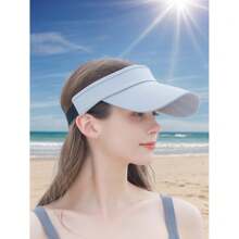 1pc Breathable Mesh Crown Sports Cap, Adjustable Wide Brim Sun Hat For Men/Women, Suitable For Running, Tennis, Golf, And Outdoor Activities