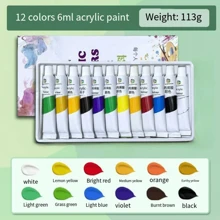Acrylic Painting Palette, 8 Slots/15 Slots Mini Watercolor Pigment Box, Portable For Journaling, Sketching, Travel Painting Back To School,Back To School,School Supplies - Multicolor - View 3