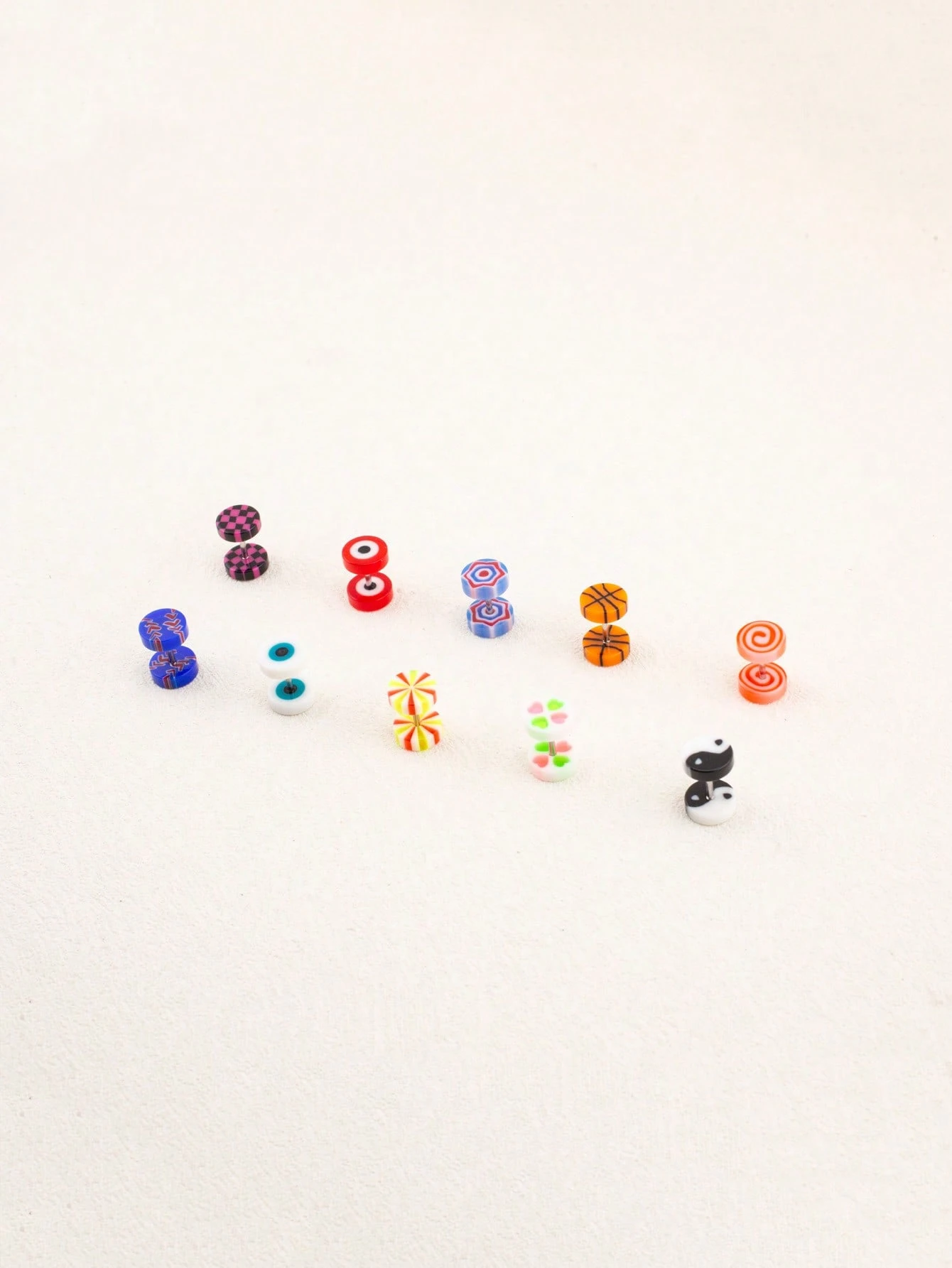 10 Kinds Of Color False Ear Expansion Diverse Colors And Pattern ...