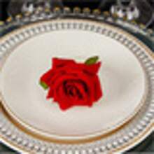 4/6pcs Lifelike Rose Napkin Rings, New Napkin Holders For Restaurant, Hotel Table Decorations, Suitable For Wedding, Decoration, Hotel, Festival, Etc.