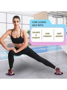 Fitness Equipment Floor Sliders Workout Core Glider Sliding Discs For Total Body Workout - Multicolor - View 5