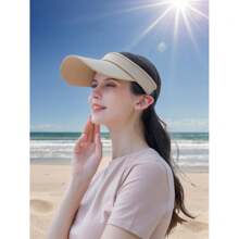 1pc Breathable Mesh Crown Sports Cap, Adjustable Wide Brim Sun Hat For Men/Women, Suitable For Running, Tennis, Golf, And Outdoor Activities