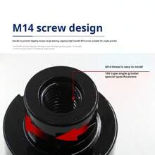 M14 Brazed Diamond Hole Opener, 125 Type Angle Grinder, M14 Thread Brazing, Ceramic Tile Drilling Tool, Drill Bit, Hand Grinder Special Drilling Tool, Suitable For: Marble/Granite/Pebble/Quartz/Concrete/Glass Stone Rhinestone Drilling Unit, Tool Accessories, Model: 6-100mm