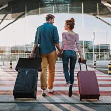 Bolsas de Ropa para Viaje, Bolsas de Ropa Colgantes para Hombres, Cremallera de Doble Cara y Grandes Bolsillos de Malla, Almacenamiento de Ropa Monogramado para Armario - Negro - Ver 6