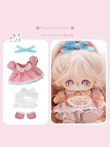 1 Set Of Clothes For 20cm Dolls, Exquisite And Good-Looking, Endowing The Doll With Unique Charm, With Many Choices To Meet Your Needs. (Only The Clothes Are Sold, And The Small Accessories On The Clothes Are Random. Please Be Cautious If You Are Bothered By This!) - Multicolor - View 7