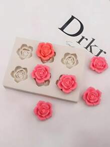 Khuôn silicon 3D hình hoa hồng 6 lỗ dùng làm nến thơm và xà phòng thủ công, Khuôn sô cô la, Khuôn kẹo hình hoa, Khuôn fondant, Dụng cụ trang trí bánh DIY, Dụng cụ làm bánh, Đồ dùng nhà bếp, Phụ kiện nhà bếp, Đồ dùng nhà bếp gia đình - Nhiều màu - Xem 7