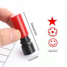 1pc Teacher's Encouragement Stamp - Motivational Classroom Reward & Feedback Stamp, Motivating Rating Stamp Set, Designed For Educators, ABS Material, Self-Inking