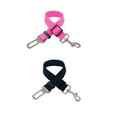 Pet Car Seat Belt Traction Clip Safety Bar Traction Retractable Leash Cat Dog Seat Belt Dog Collar Dog Accessories Car Seat Belt Nylon Seat Heavy Duty Durable Dog Car Seat Belt - Ensure Your Dog Or Cat Is Safe And Secure While Driving,Dog Seatbelt,Dog Car Seat