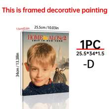 1/6Pcs Home Alone - Movie Posters Wall Arts - 90's Movie Posters - Canvas Wall Decorate - Home Alone Movie Poster For Living Room Bedroom Decor Gifts Birthday Graduation